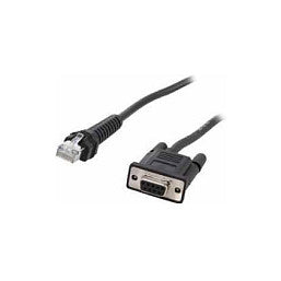Zebra CBARF5S07ZAR serial cable Black 32.4" (0.823 m) DB9 RJ45