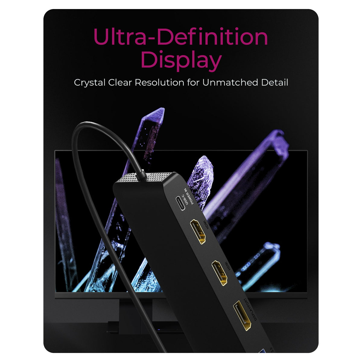 ICY BOX IB-DK2116-C USB-C 11-in-1 PD 100W DockingStation