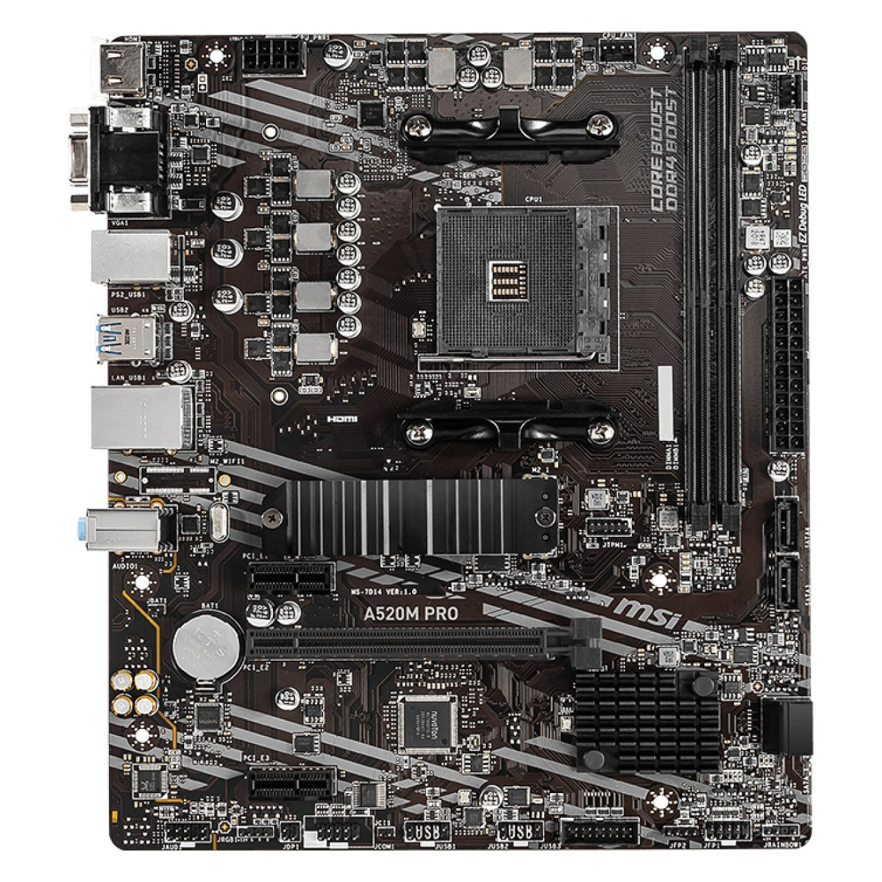 MSI A520M Pro (A520.AM4.mATX.DDR4)