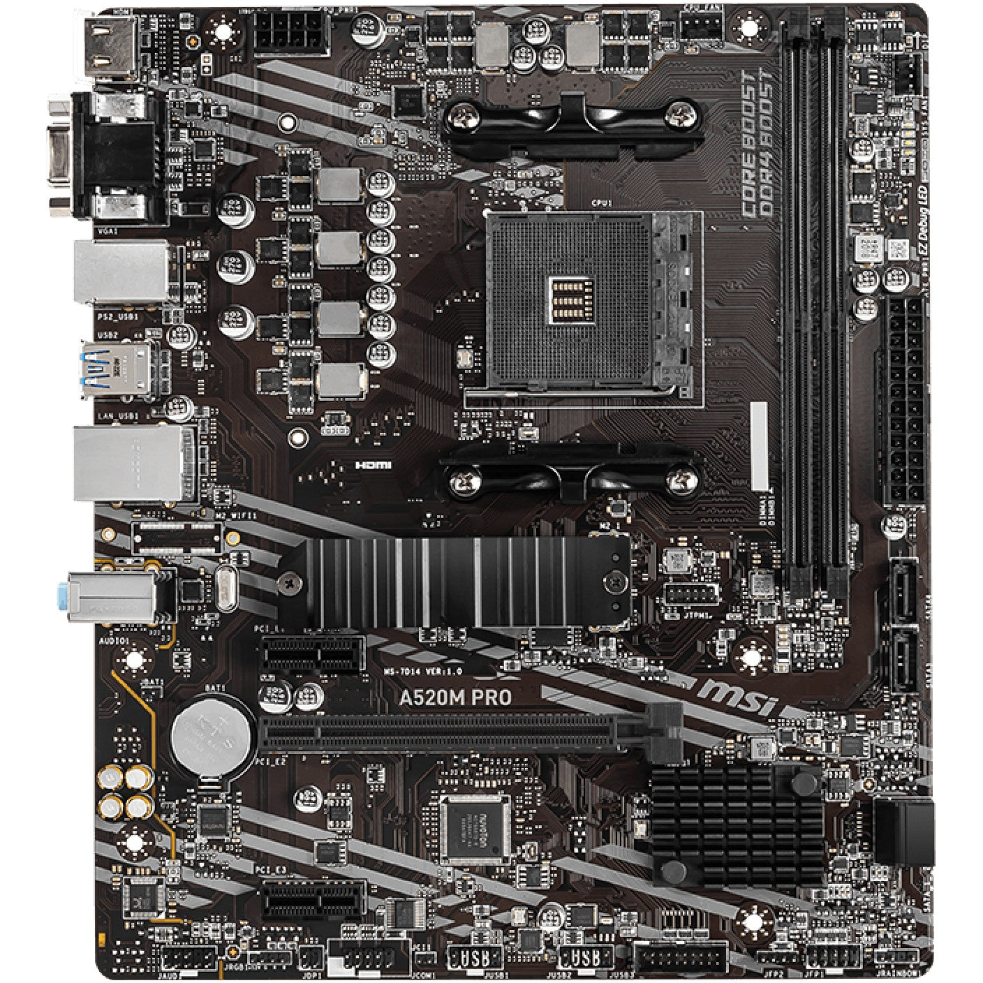 MSI A520M Pro (A520.AM4.mATX.DDR4)