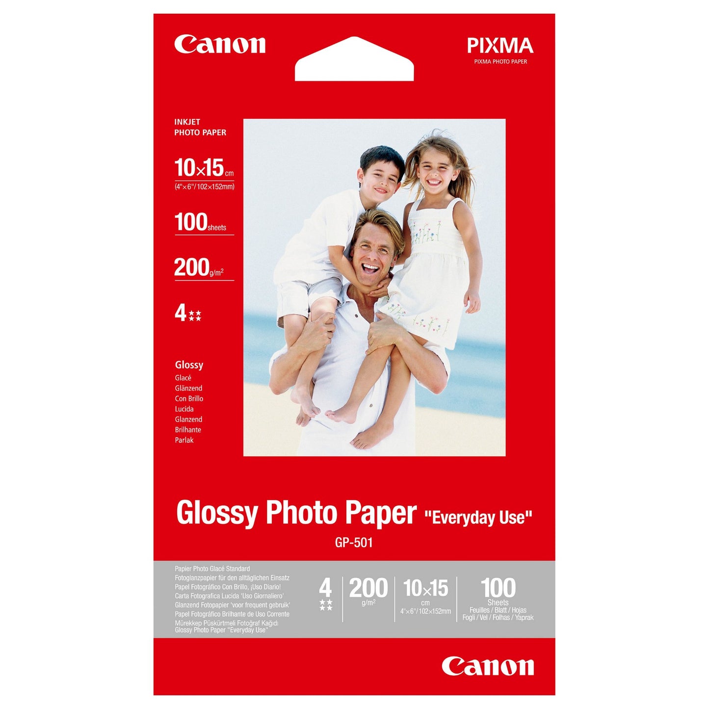 Canon 0775B003 10x15cm Fotopapier