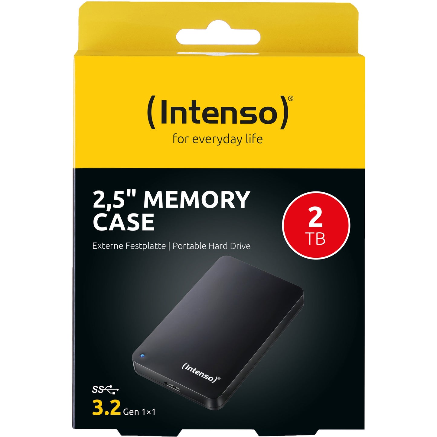 2,5 2TB Intenso Memory Case USB 3.0 black