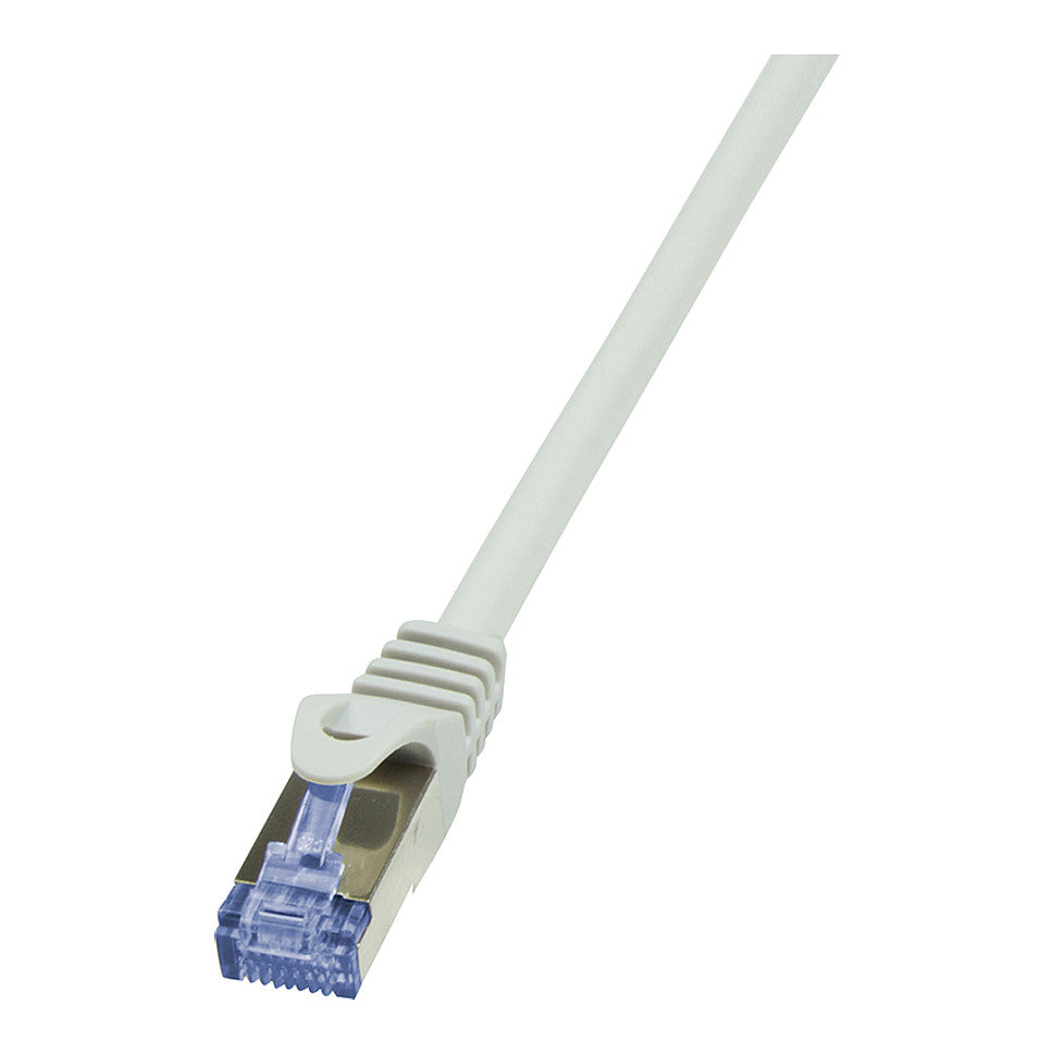 Patchkabel CAT6a RJ45 S/FTP 0,25m Grey LogiLink PrimeLine PIMF LSZH