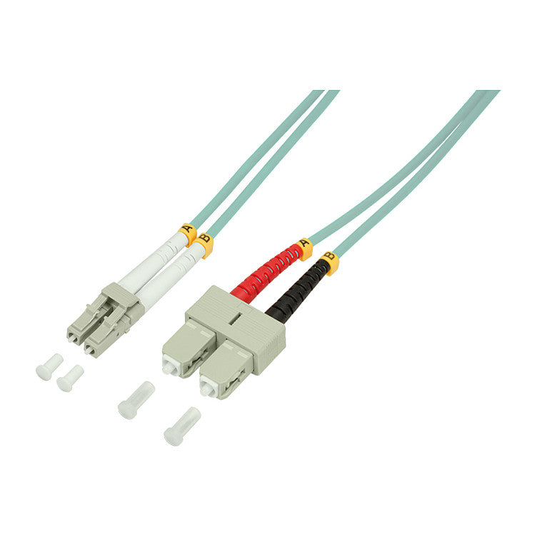 LWL Patchkabel OM3 LC / SC 1,0m Duplex LogiLink