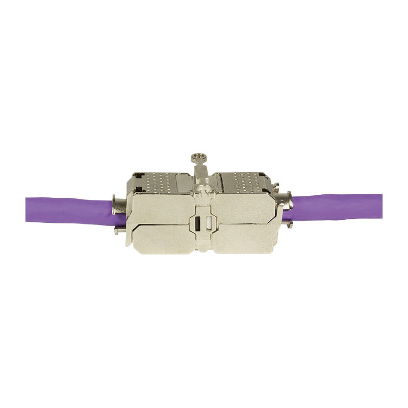 Feldkonfektionierbarer Kabelverbinder STP Cat.6A 10GE, geschirmt, Metall LogiLink