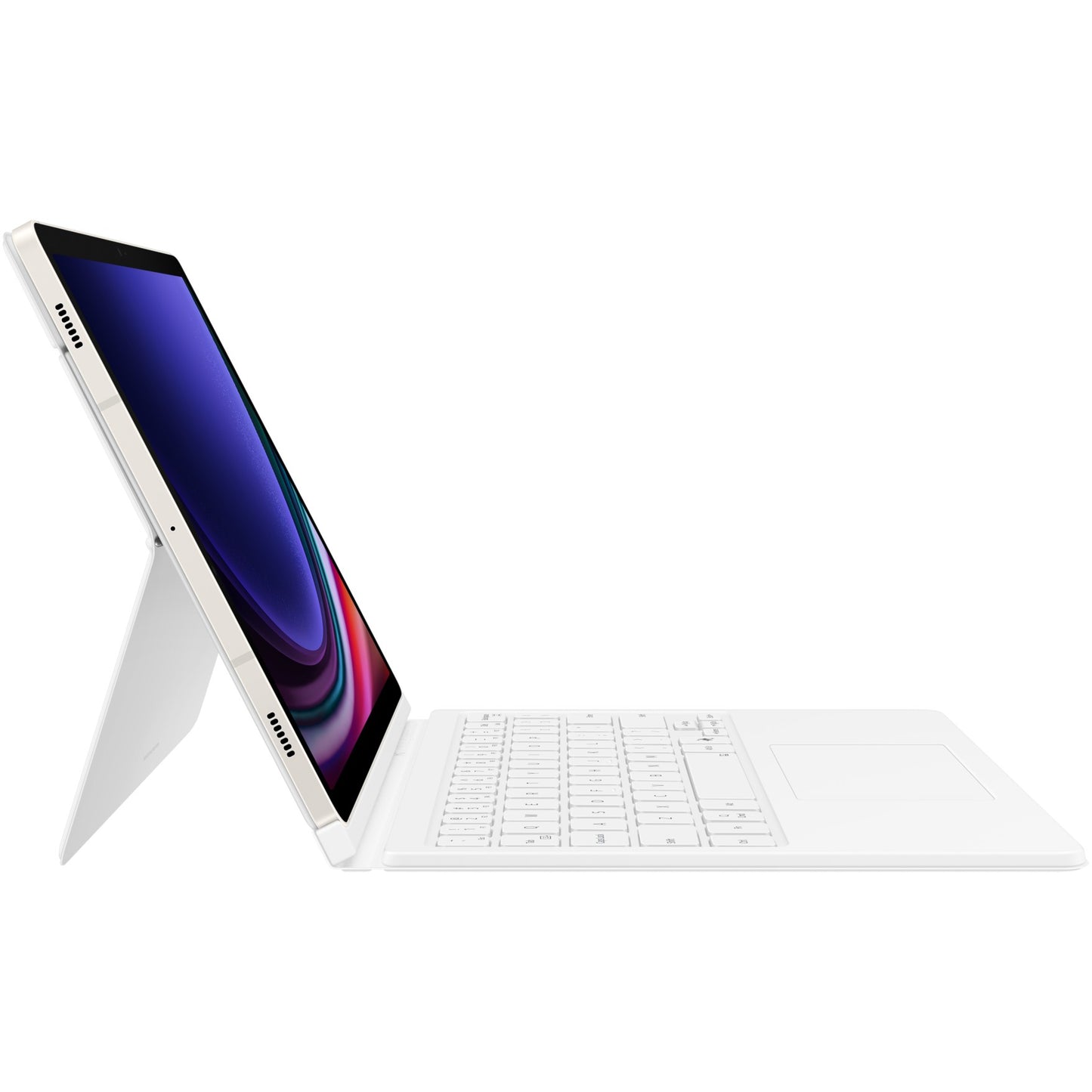Samsung Book Cover Keyboard für Galaxy Tab S9/9 FE white