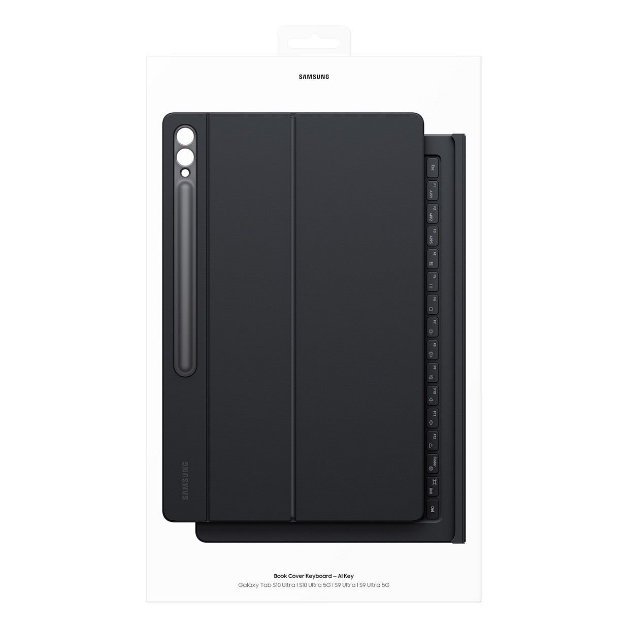 Samsung Book Cover Keyboard für Tab S10 Ultra/S9 Ultra black