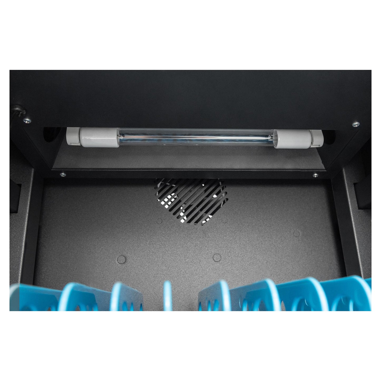 DIGITUS Mobiler Desktop Ladeschrank für 10 Notebooks/Tablets bis 13 Zoll, UV-C, USB-C