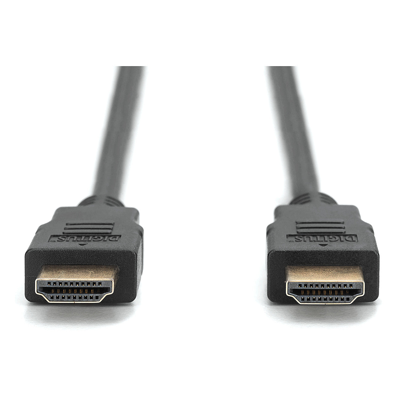 DIGITUS HDMI-Kabel A->A Ethernet St/St 4K 3.0m schwarz gold