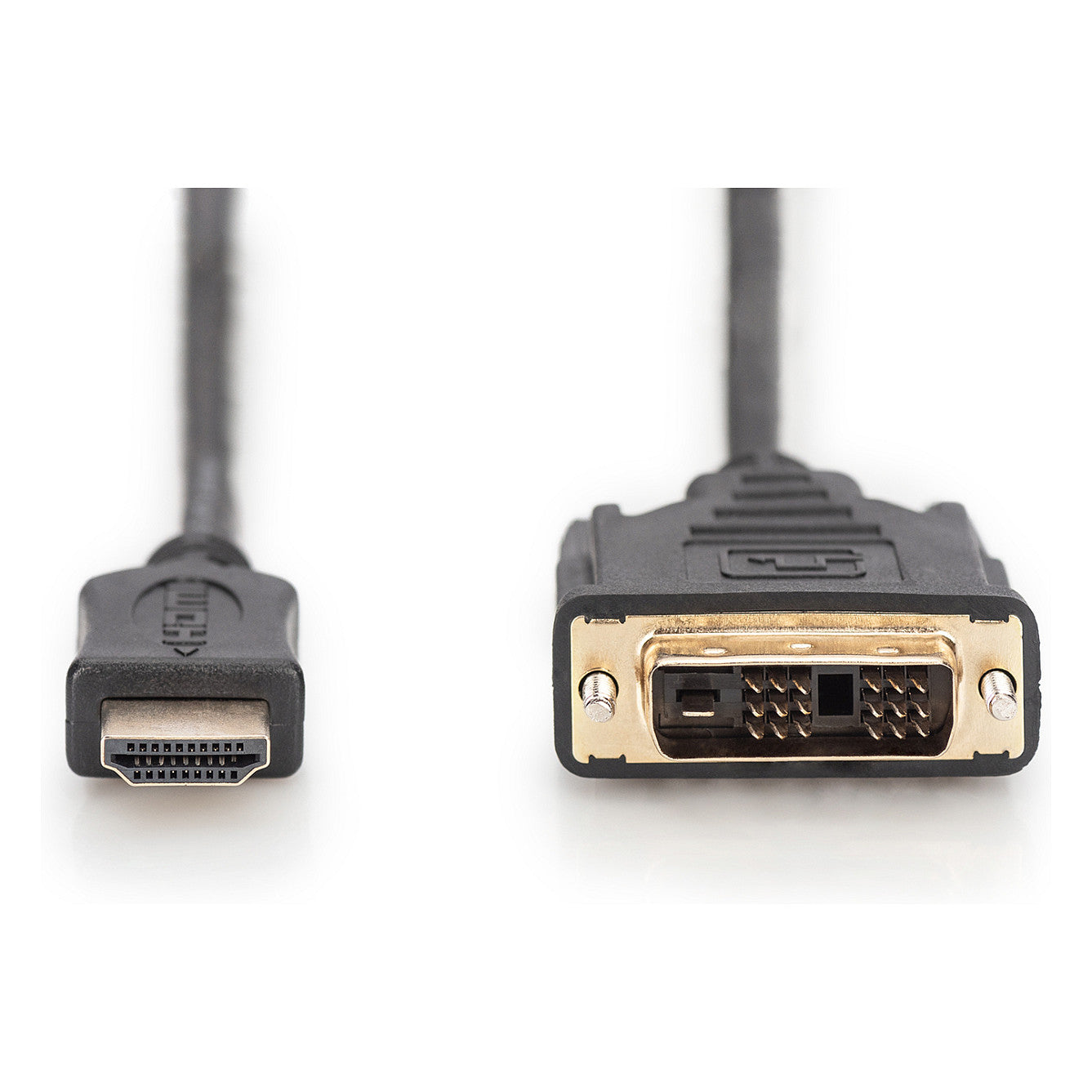 DIGITUS HDMI-Kabel A->DVI(18+1) St/St 3.0m schwarz FullHD