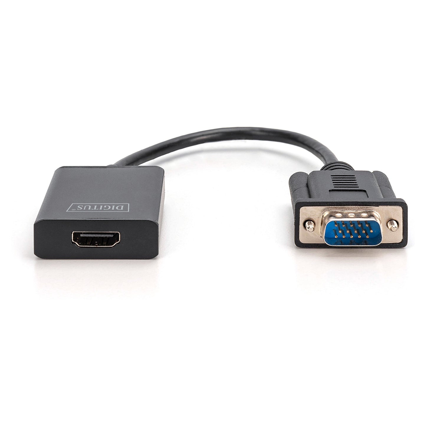 DIGITUS Konverter VGA > HDMI + Audio Full HD 1080p schwarz