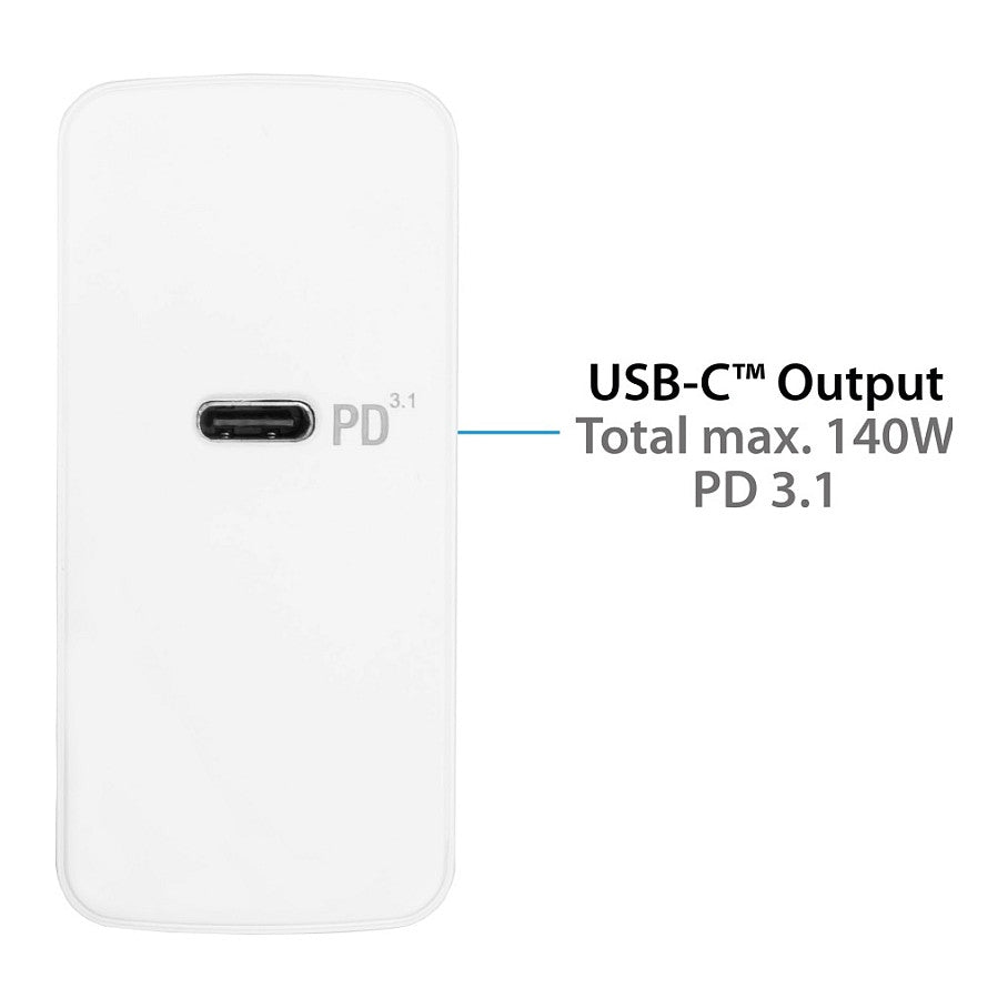 GoodConnections Charger 140W USB-C QC5.0 incl. 1,2m USB-C Cable Weiß