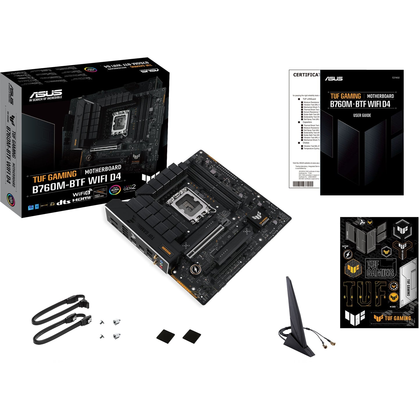 Carte graphique ASUS TUF B760M-PLUS GAMING BTF mATX D4 1700