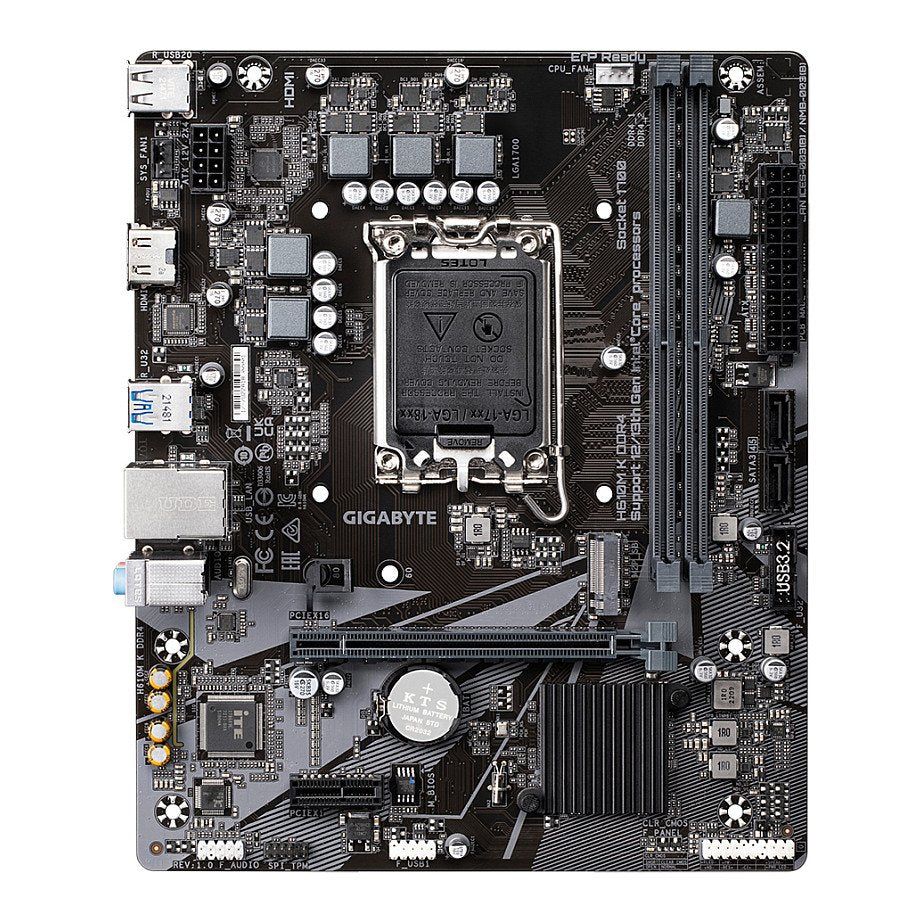 1700 Gigabyte H610M K mATX D4