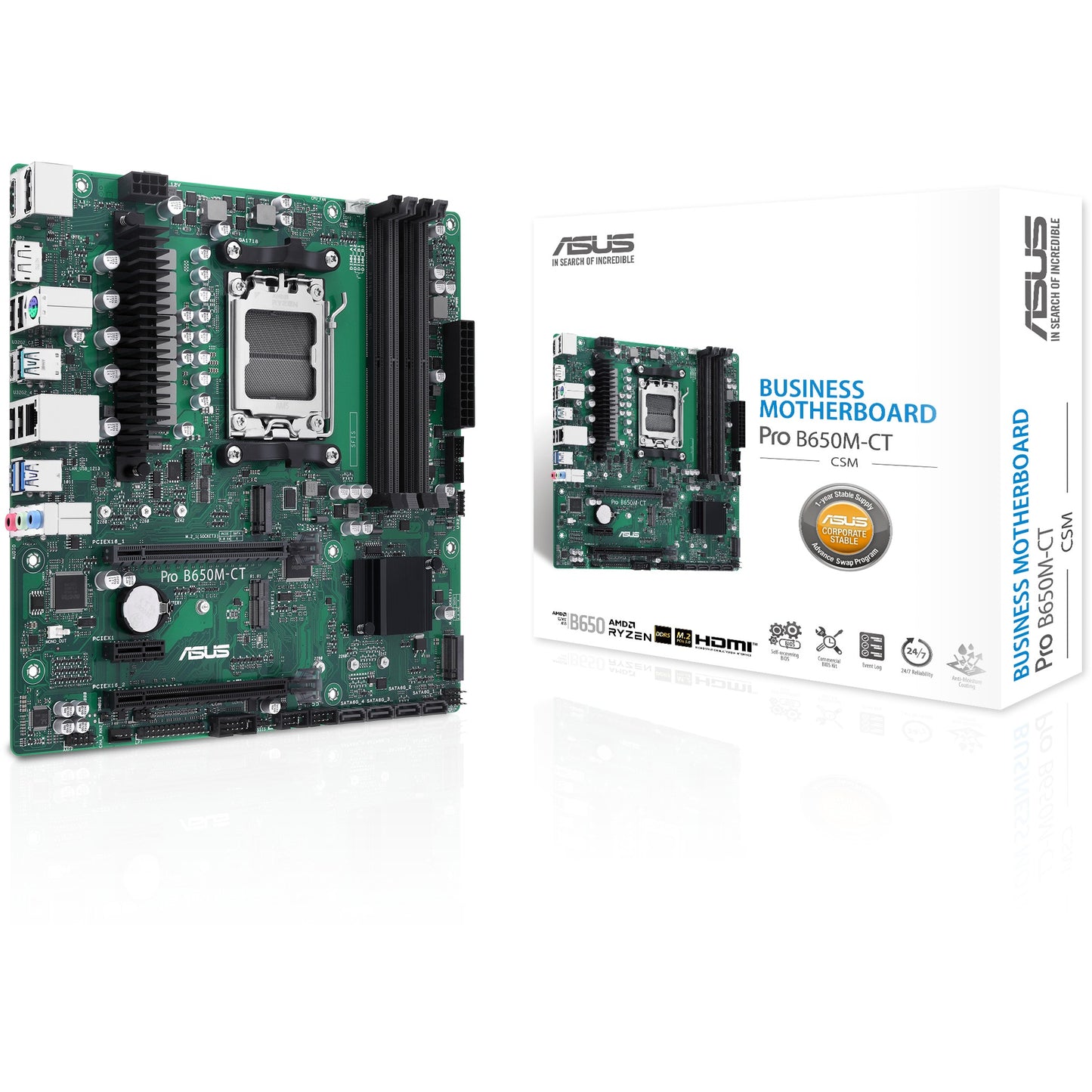 MB ASUS PRO B650M-CT-CSM (AMD.AM5.DDR5.mATX)
