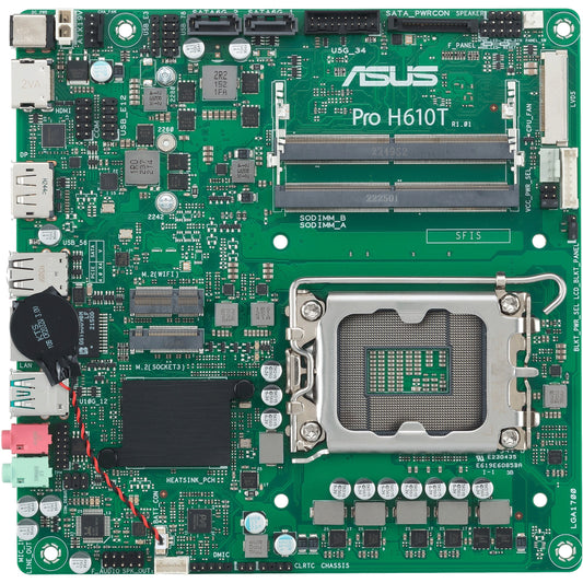 1700 ASUS PRO H610T-CSM mITX