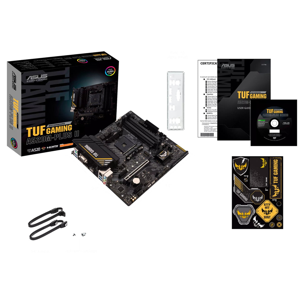 MB ASUS TUF GAMING A520M-PLUS II (AMD.AM4.DDR4.mATX)