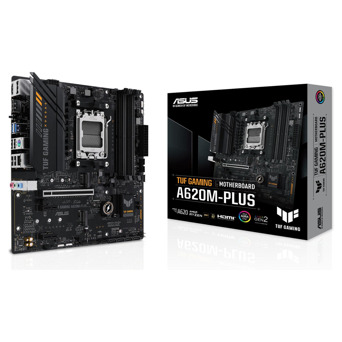 MB ASUS TUF GAMING A620M-PLUS (AMD.AM5.DDR5.mATX)