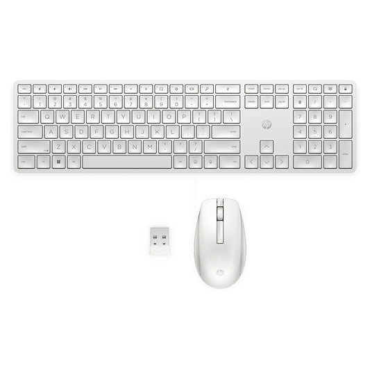 HP 655 Wireless Keyboard and Mouse Combo White (DE)