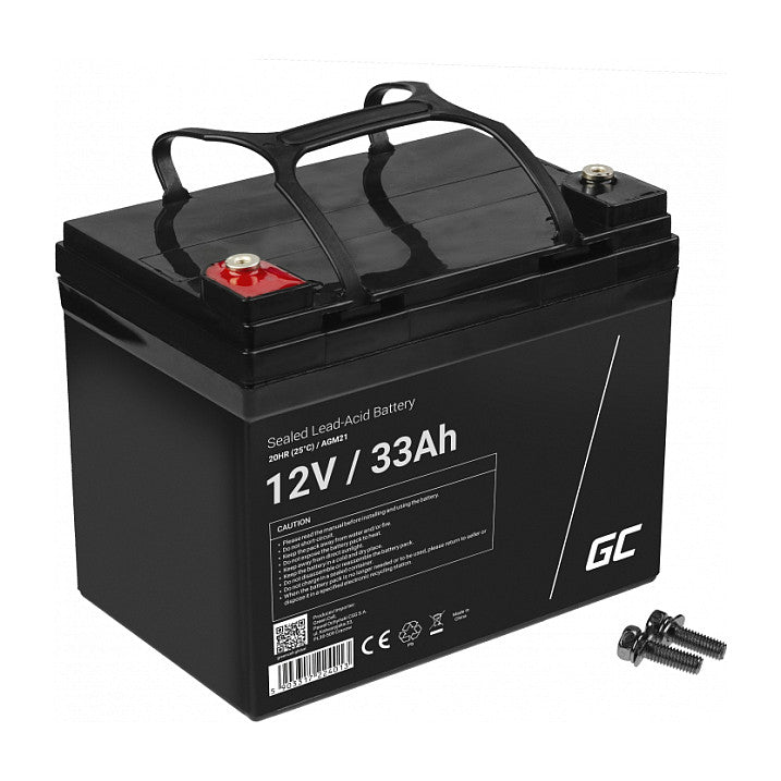 Green Cell Ersatzbatterie AGM21 12V/33Ah