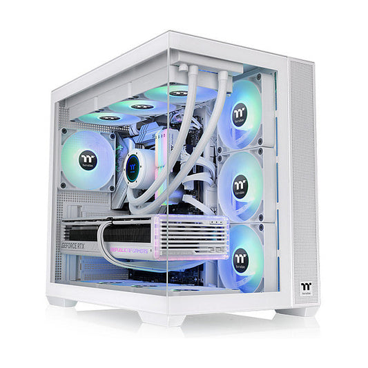 Midi Thermaltake View 380 TG ARGB Snow White