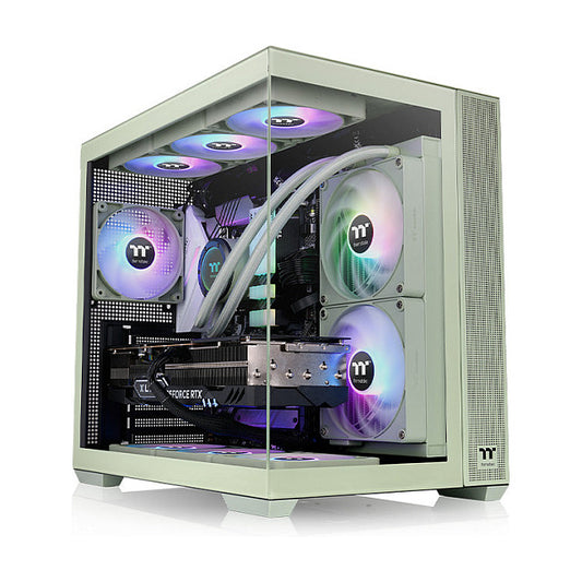 Midi Thermaltake View 380 TG ARGB Matcha Green