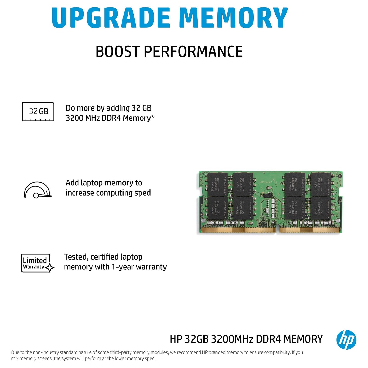 32GB HP 3200 MHz Arbeitsspeicher