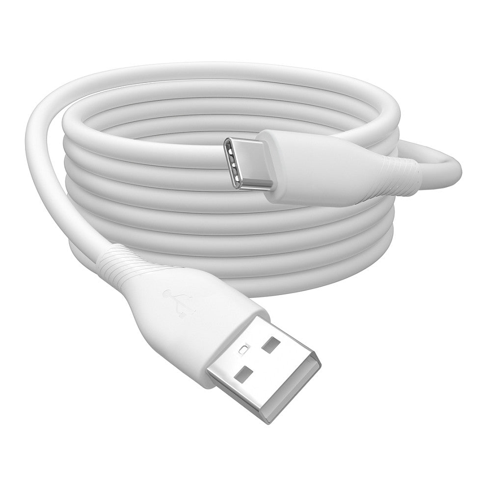 DIGITUS USB 2.0 Kabel Typ C -A Silikon St/St 2m weiß