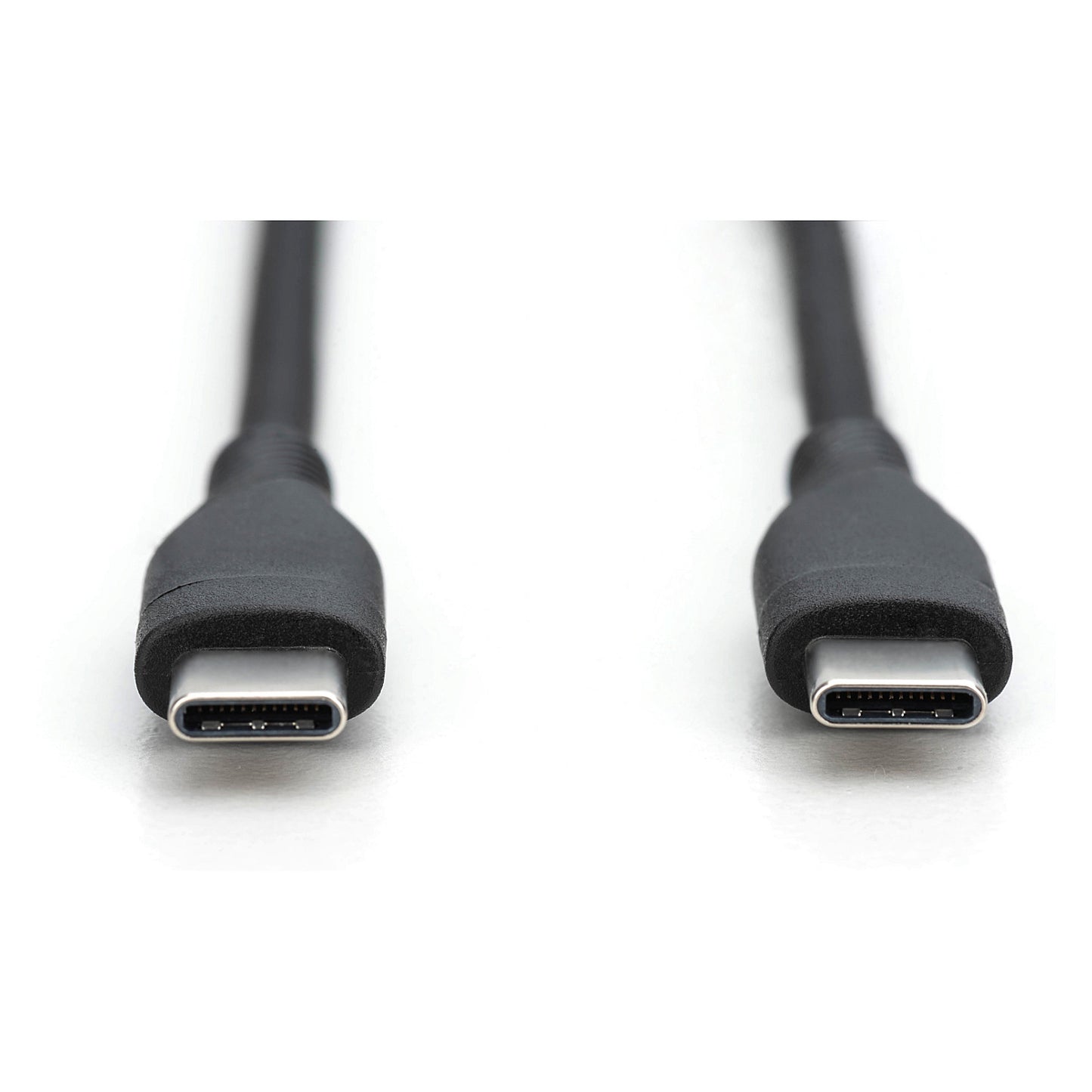 DIGITUS USB 2.0 Kabel Typ C -C Silikon St/St 2m schwarz