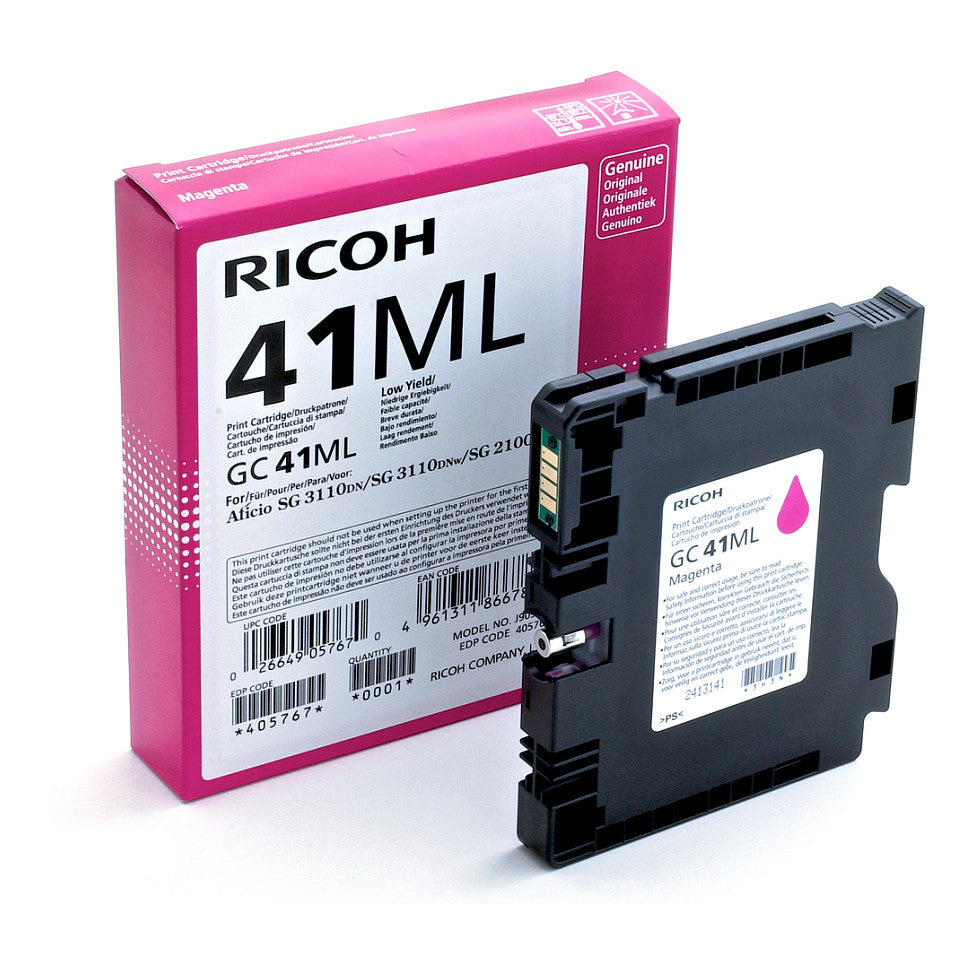 Ricoh Tinte 405767 magenta GC41ML