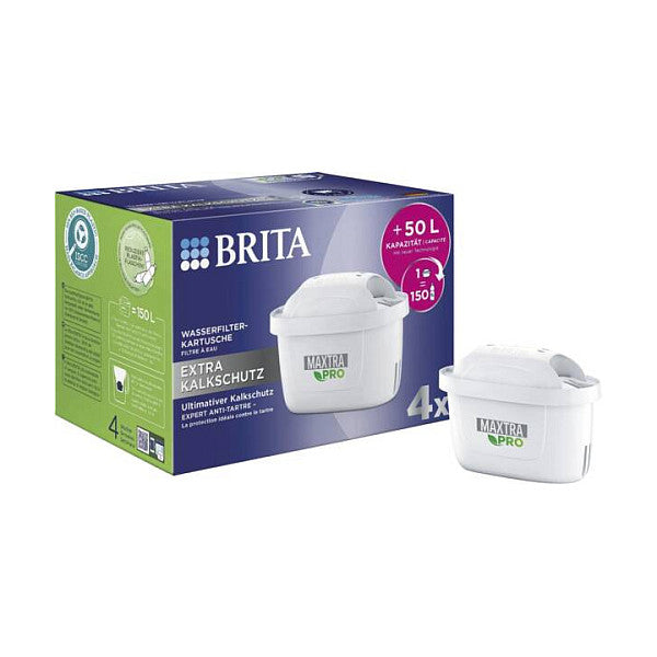 BRITA Tischwasserfilter Maxtra Pro Filterkartusche 4er-Pack