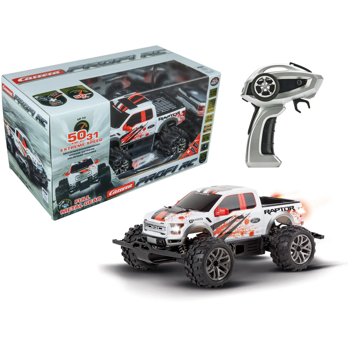 Carrera - Off-Road - 2,4GHz Ford F-150 Raptor -PX- Carrera Profi RC
