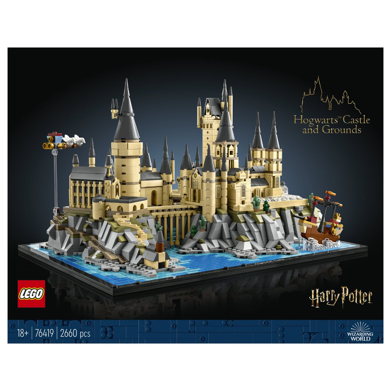 LEGO Harry Potter - Schloss Hogwarts mit Schlossgelände