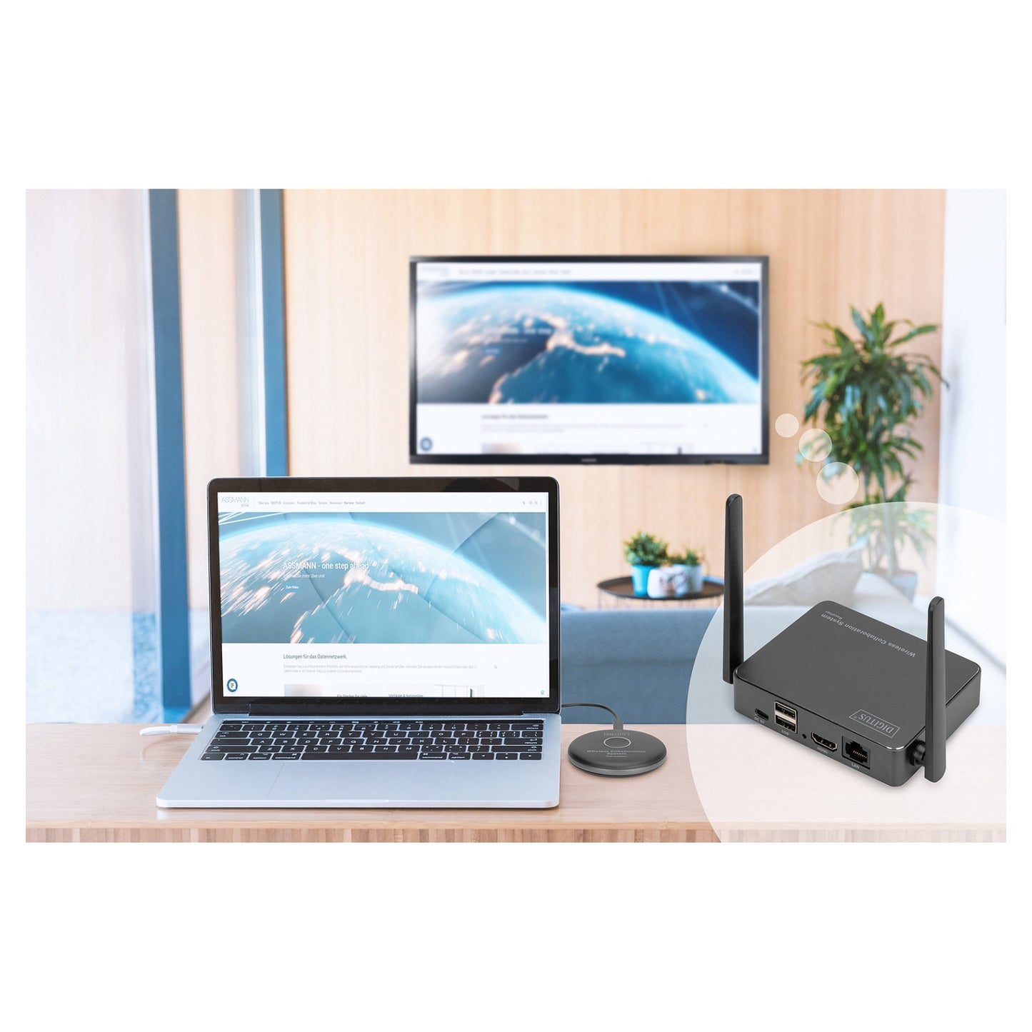 Digitus Click & Present Pro - Wireless Collaboration System