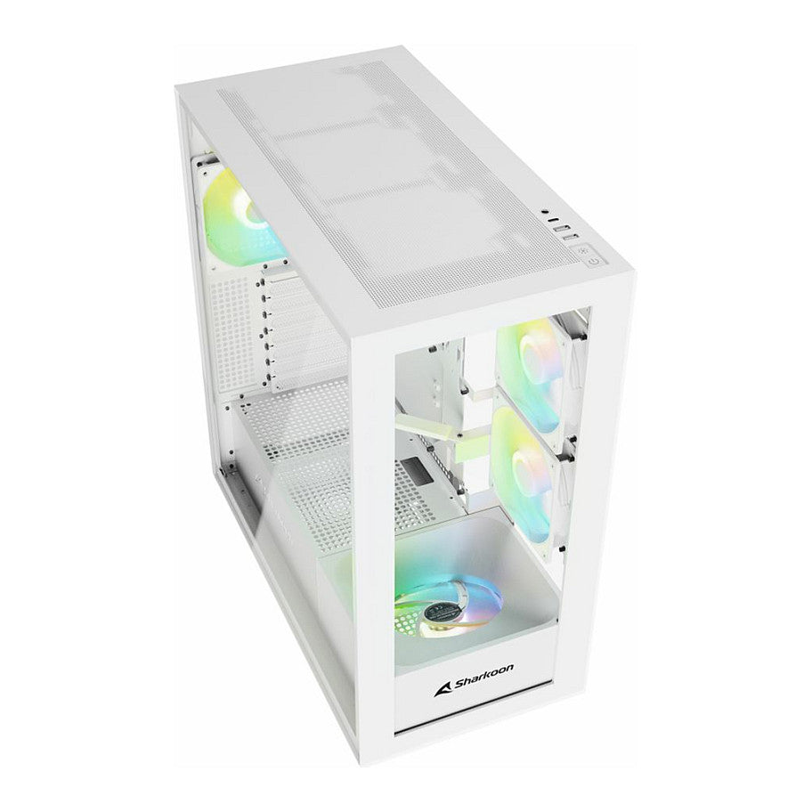 Midi Sharkoon Rebel C60 RGB White
