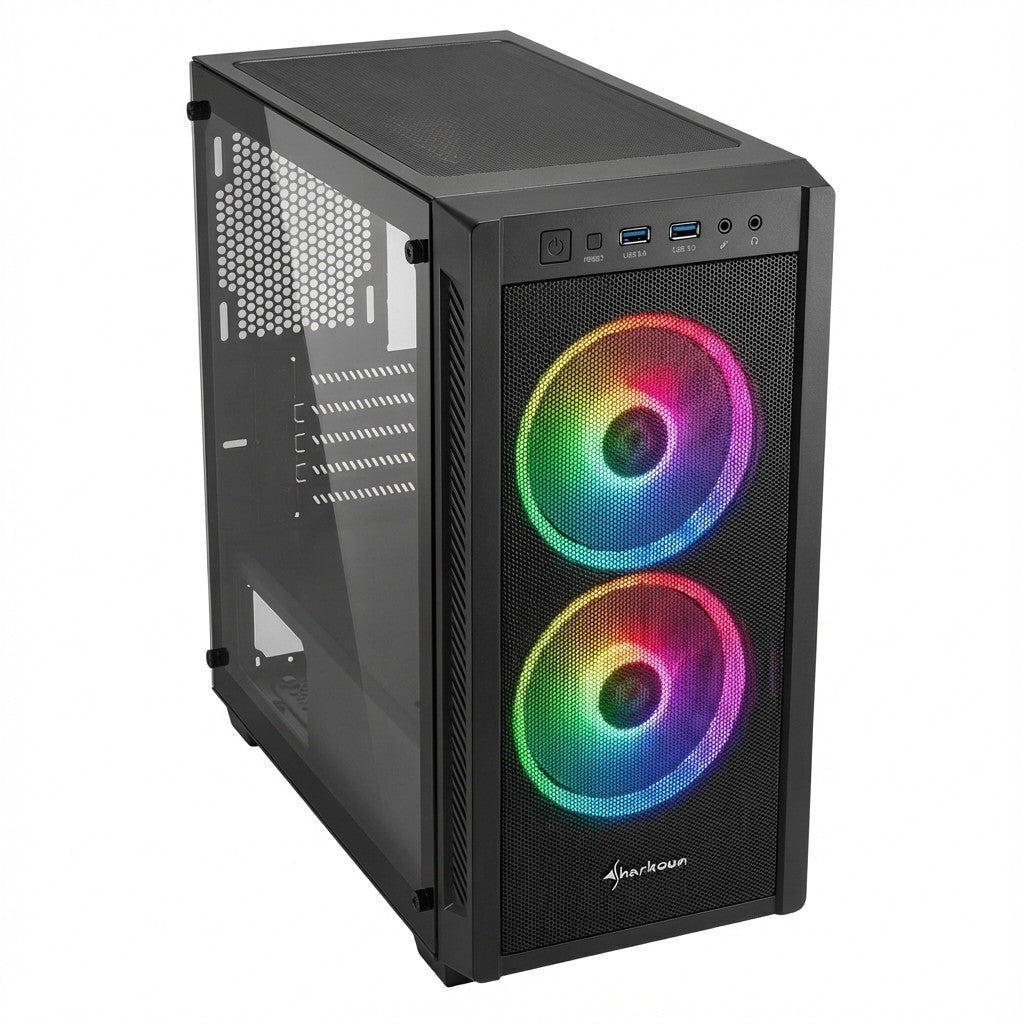 Mini Sharkoon V1000 RGB Black