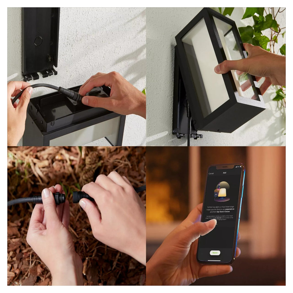 Philips Hue White & Color Ambiance Impress Wandleuchte schmal Schwarz