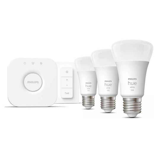 Philips Hue White E27 3er Starter Set inkl DS 3x1050lm 75W