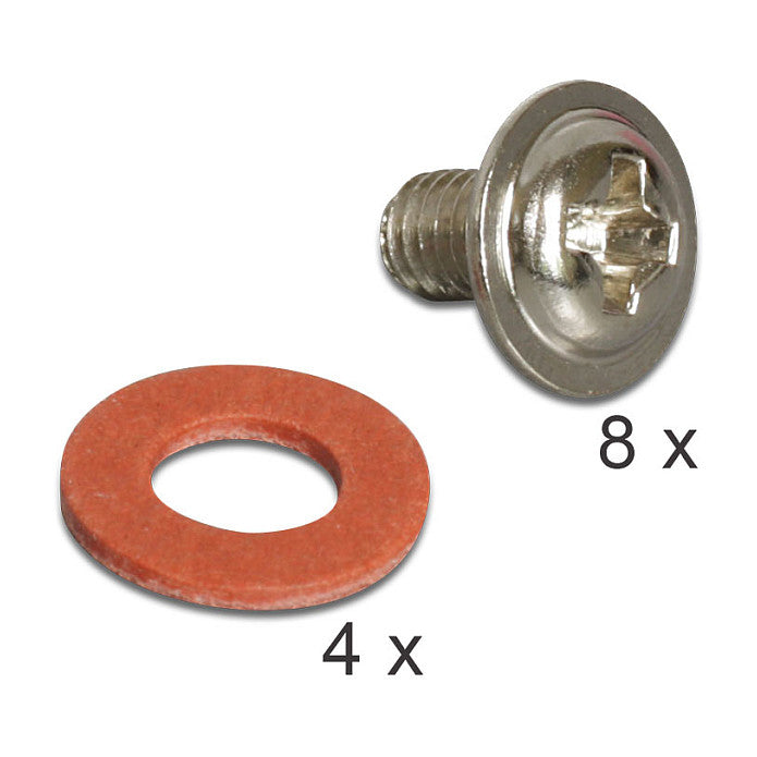 DeLOCK Einbausatz [schwarz, Bauform 3.5