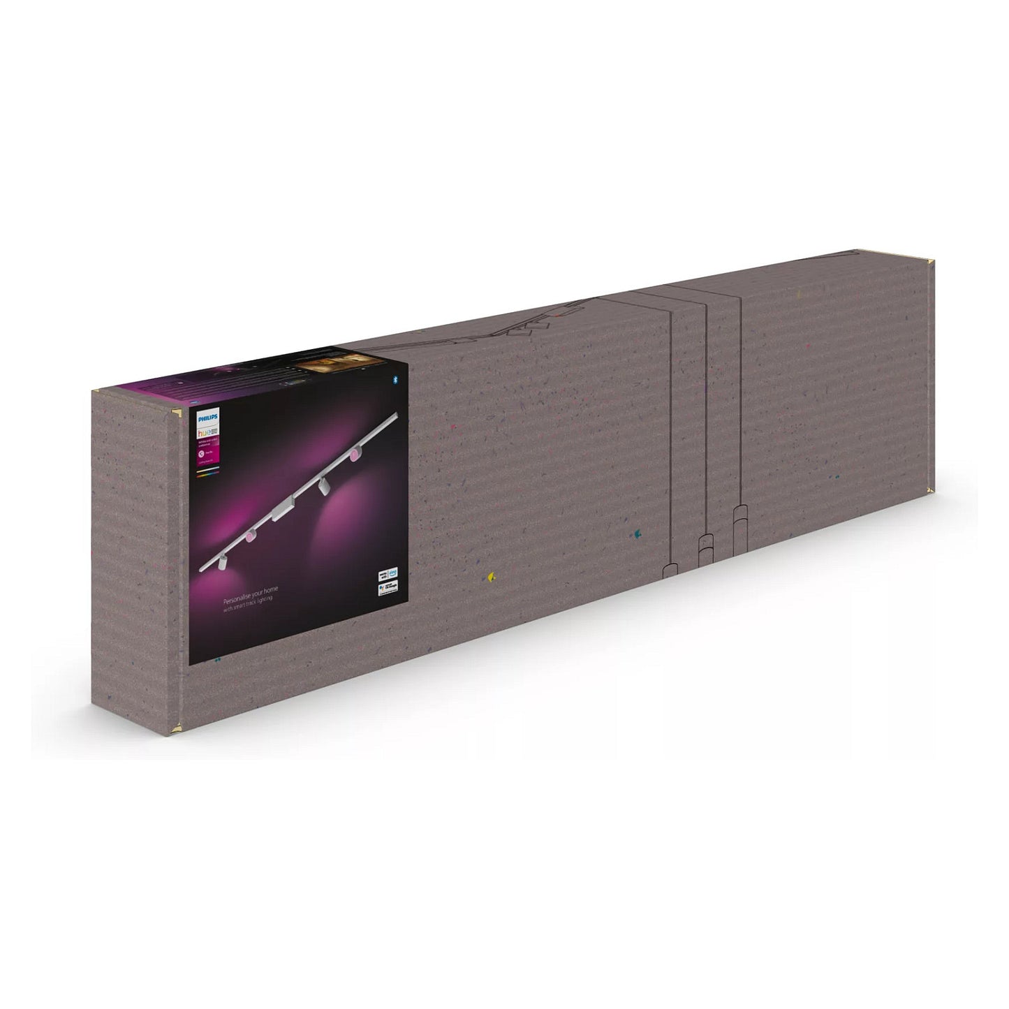 Philips Hue Perifo Basis-Set Deckenleuchte 4 Spots Weiß