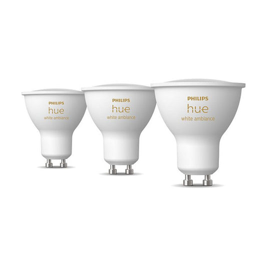 Philips Hue White Ambiance GU10 Dreierpack 3x350lm