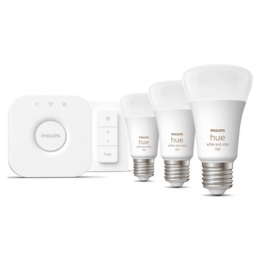 Philips Hue StiWa White & Color Ambiance E27 3er Starter Set + DS 75W
