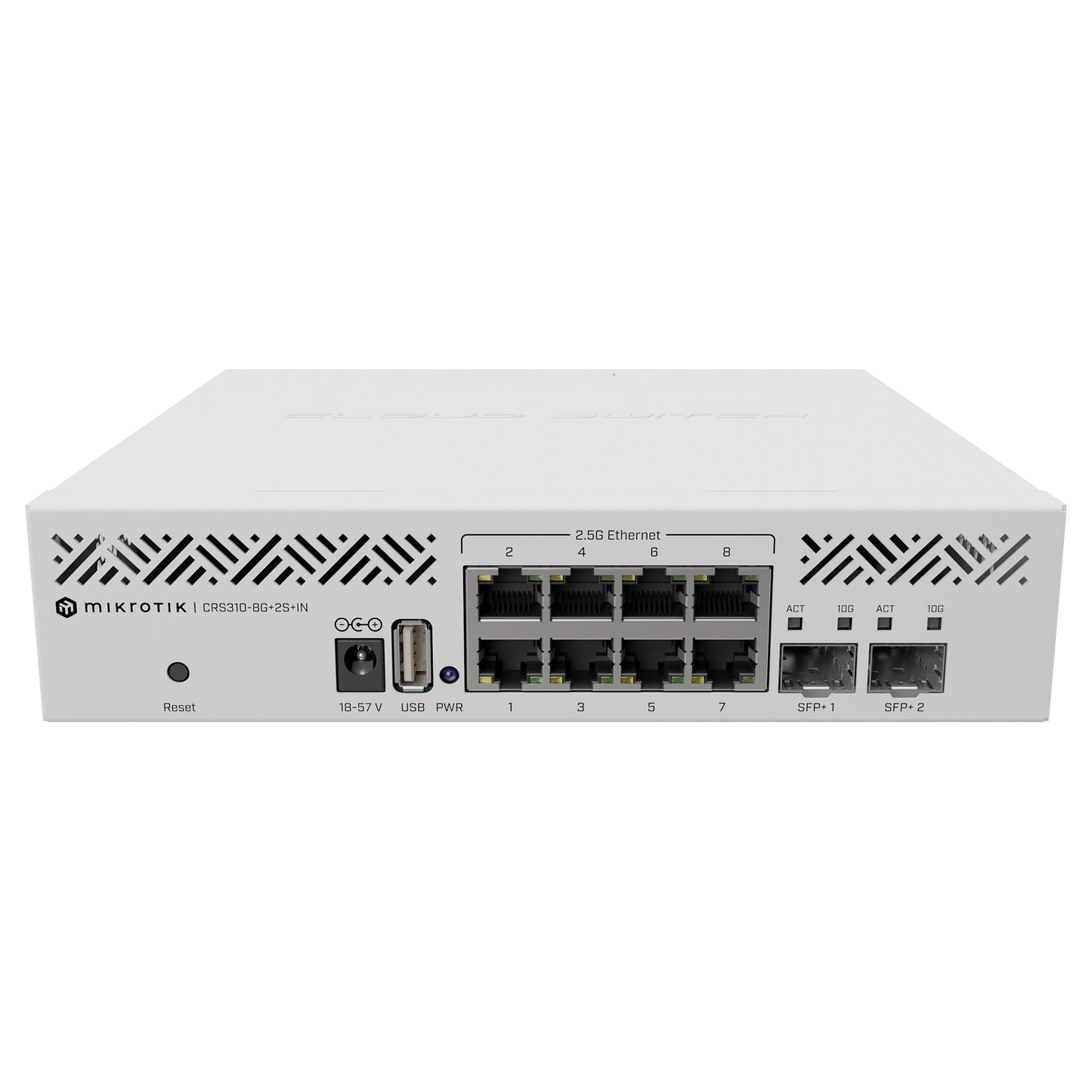 MikroTik 8+2P CRS310-8G+2S+IN M RM