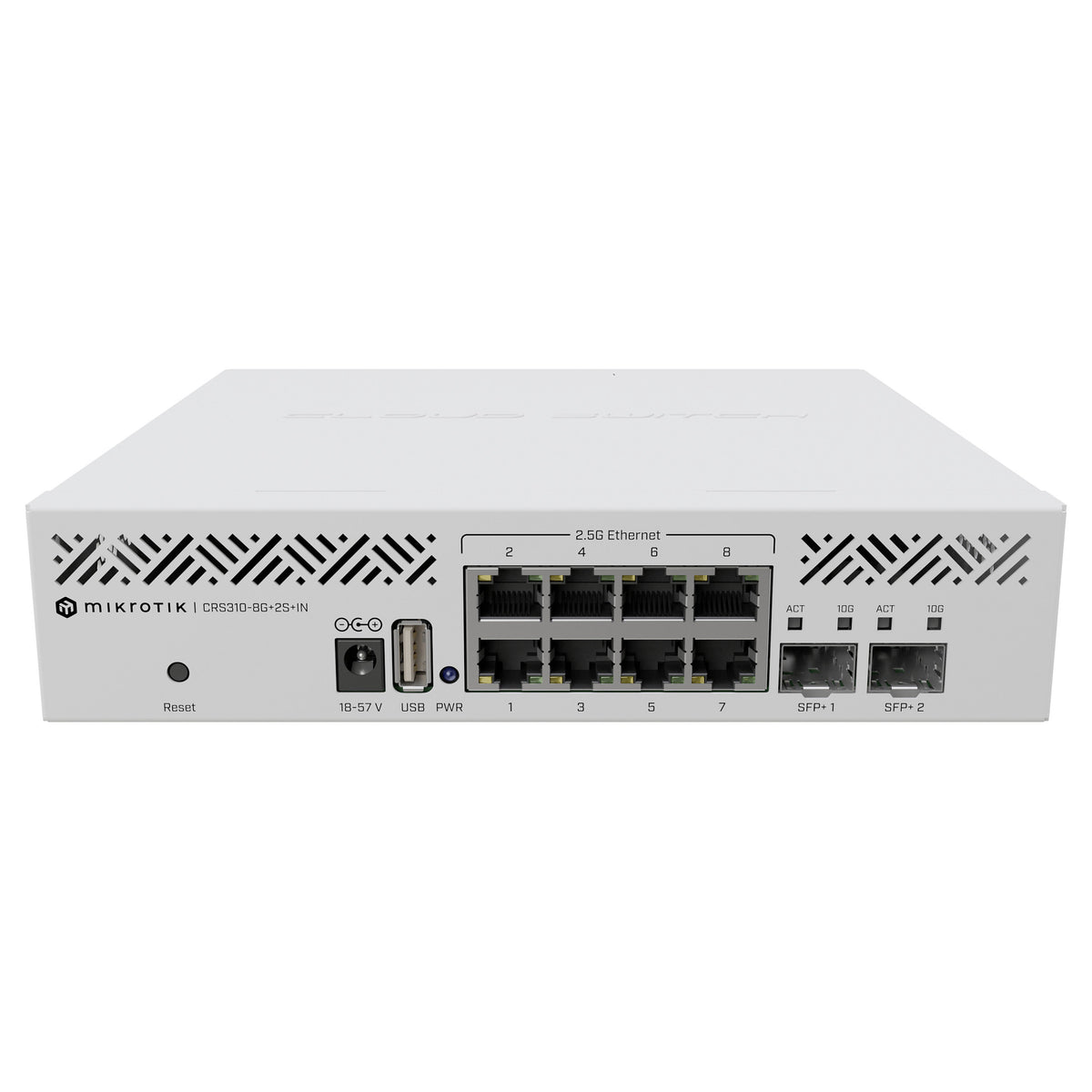 MikroTik 8+2P CRS310-8G+2S+IN M RM