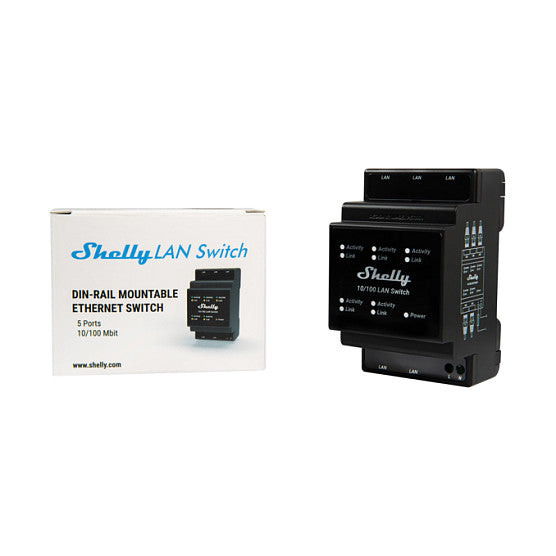 Shelly Relais "Switch" 5 Ports 10/100 Mbit