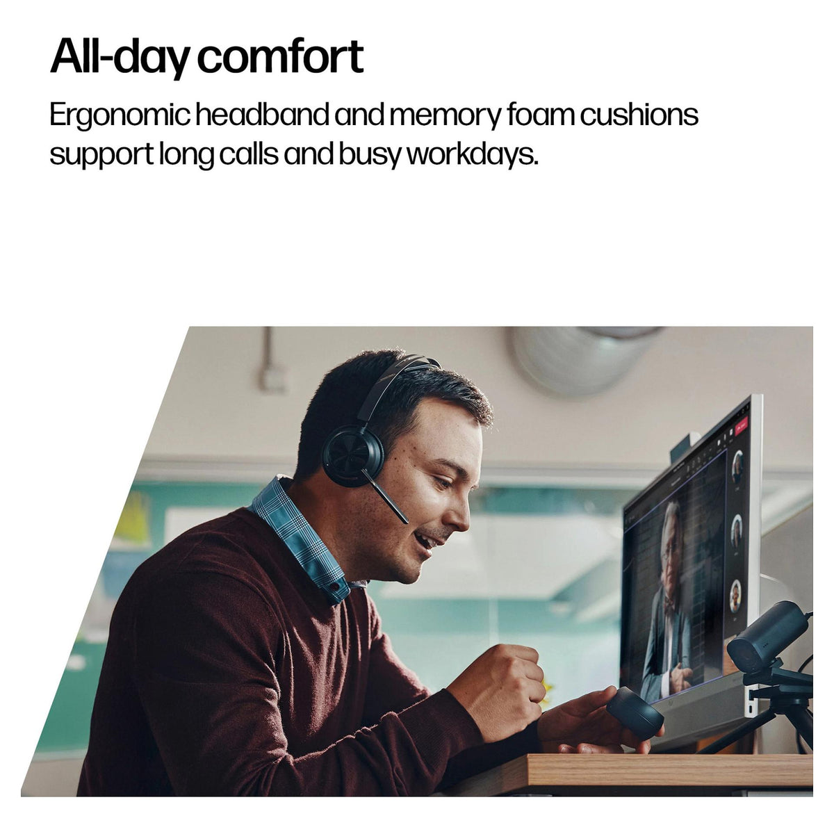 HP Poly BT Headset Voyager Focus 2 UC inkl. LS USB-C/A