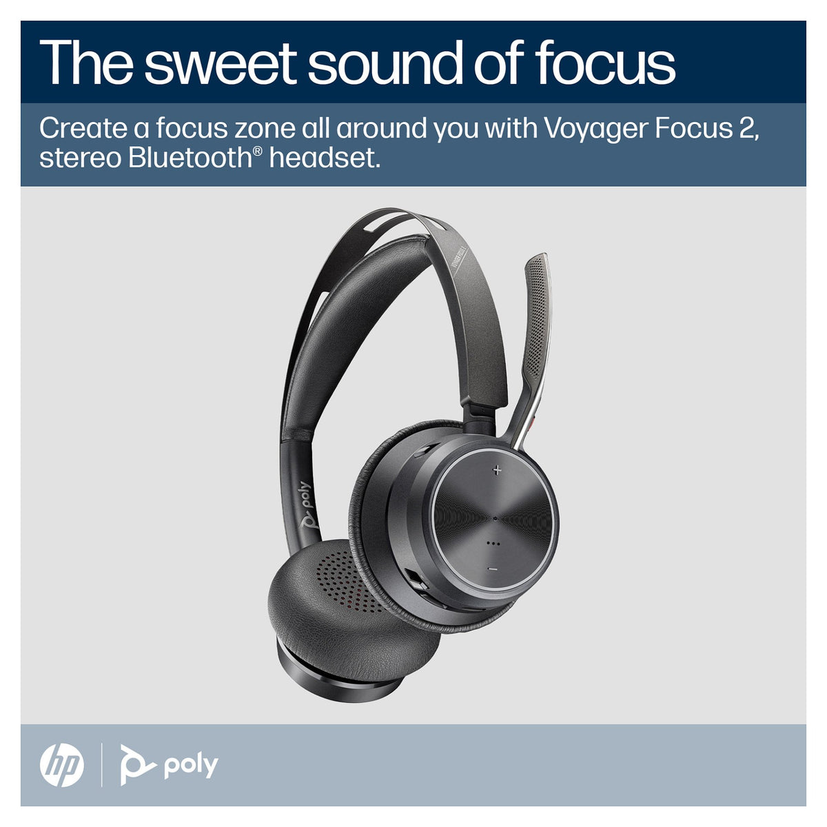 HP Poly BT Headset Voyager Focus 2 UC inkl. LS USB-C/A Teams