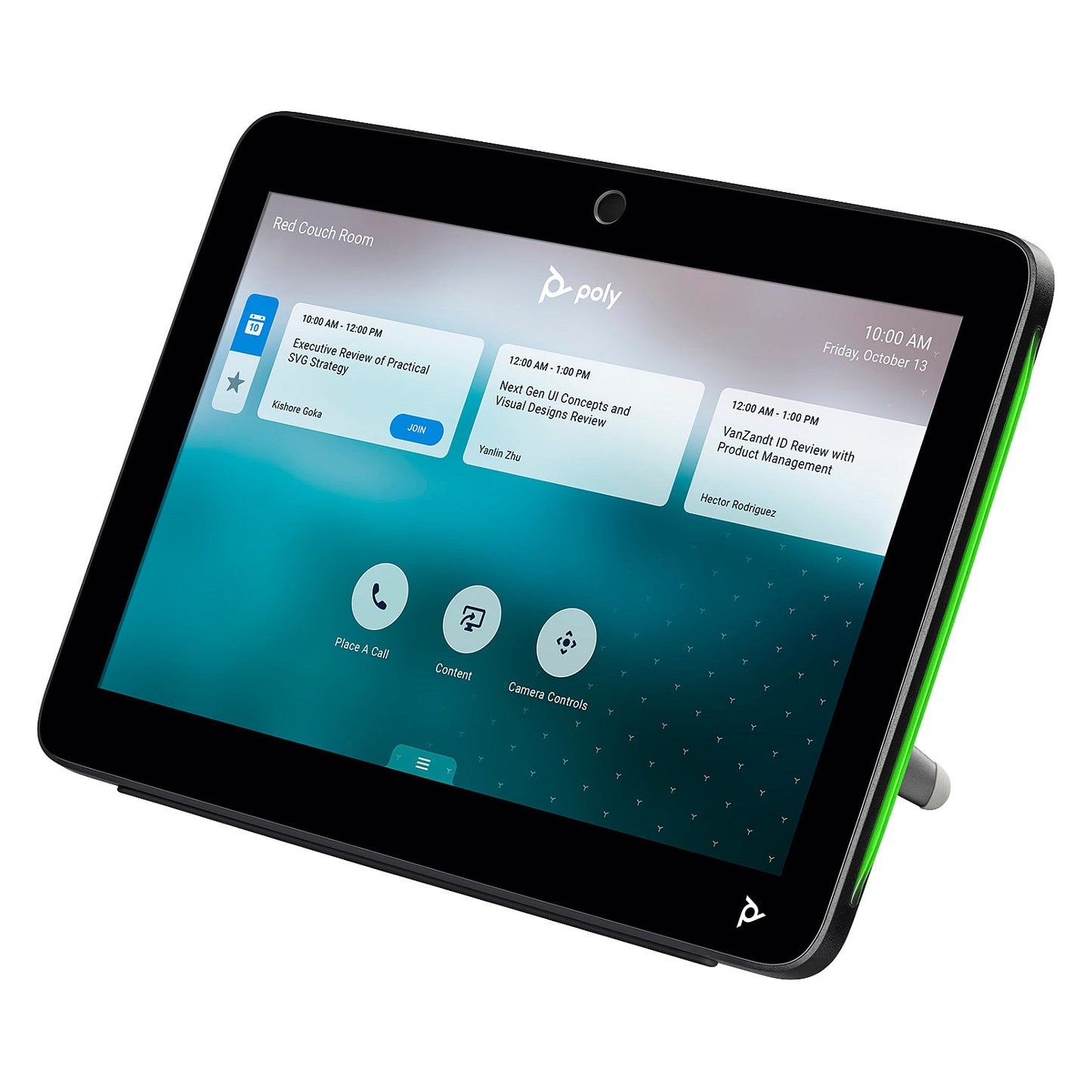 HP Poly TC10 10" Room Scheduler / Touch Control schwarz