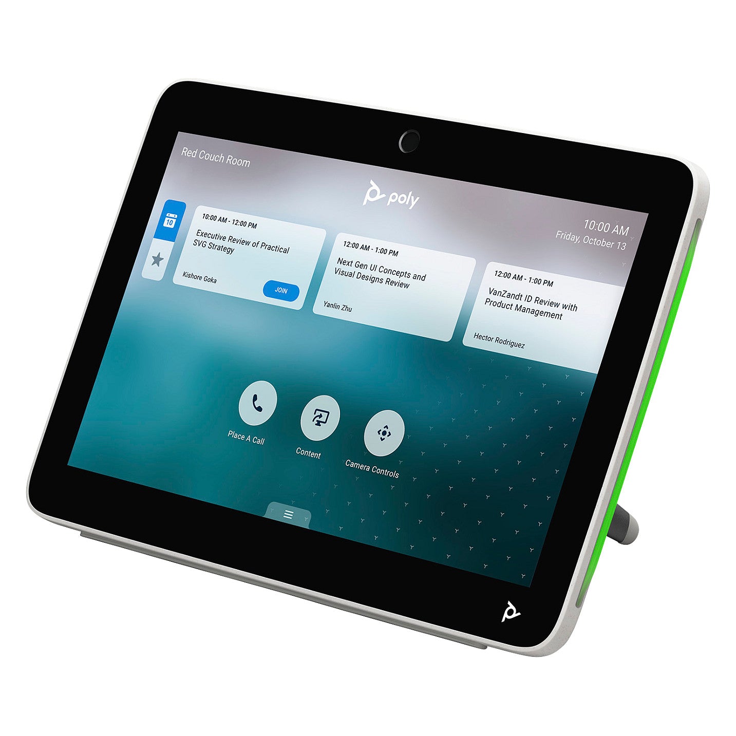 HP Poly TC10 10" Room Scheduler / Touch Control weiß