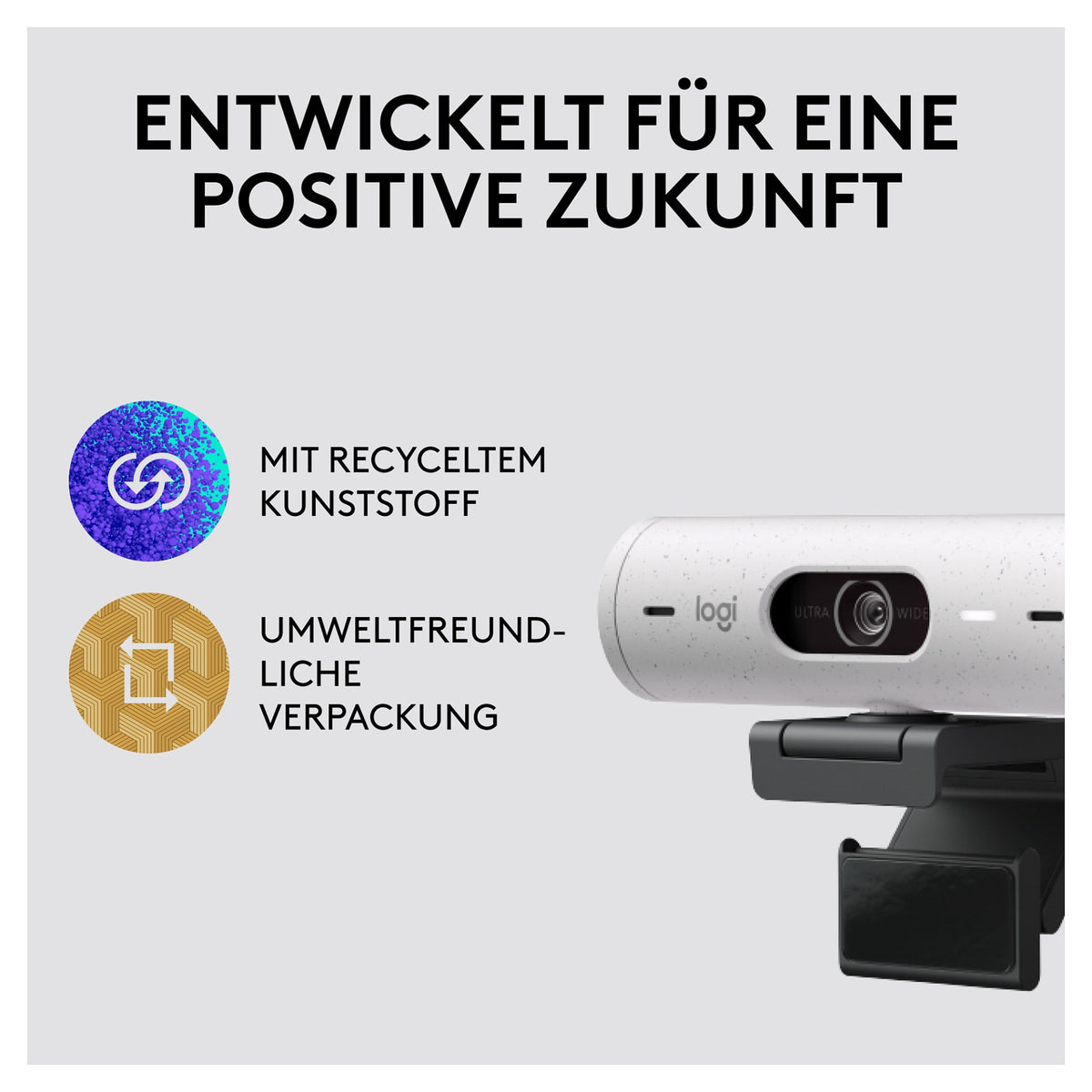 Logitech Brio 500 White
